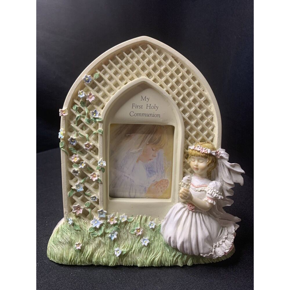 “My First Holy Communion” Roman, Inc. Frame for Girl 2.5x2.5" Photo